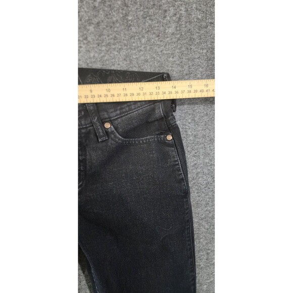 Wrangler Q-Baby Jeans Women’s 1/2 X 30 Black Boot Cut No Gap Waistband Denim - Picture 6 of 9